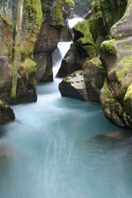 avalanche gorge glacier national park photo