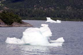 small iceberg near portage glacier alaska photo