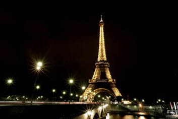 eifel tower, paris, france, night photography, bridge, Seine River