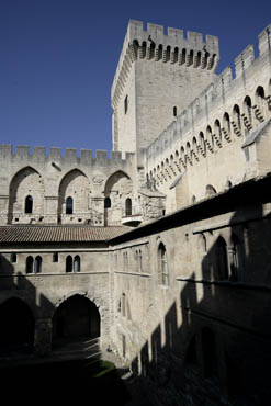 palace of the popes, avignon, france, castle, turret