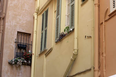 colorful building sides, monte carlo, france