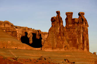 balanced rock  arches national park star trails night photography photograph