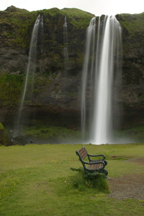 iceland waterfall photo