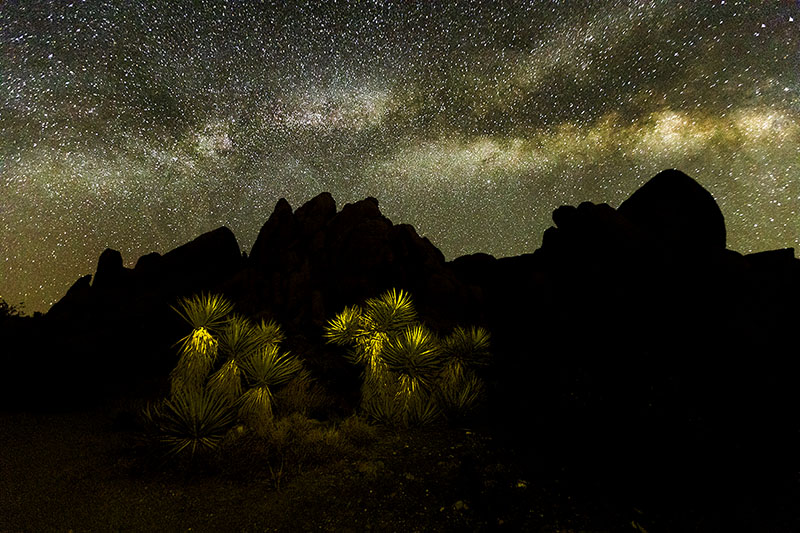 adamm and eve star trails arches