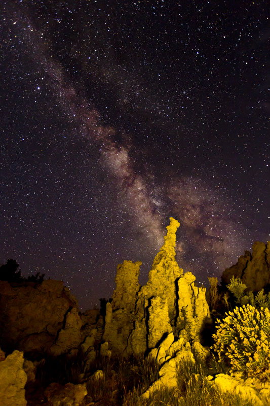 rockhopper penguins and crashing waves