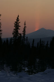 alaska dalton highway winter landscape photo