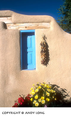 ranchos de taos pueblo blue window photography